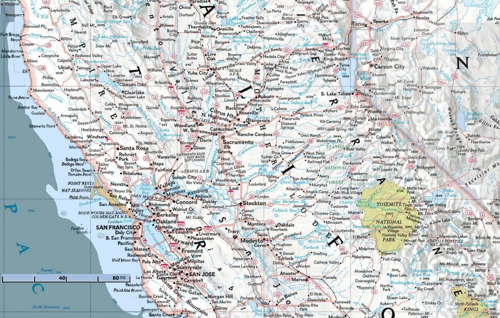N Central Calif California Road Map Google Map Northern California - California Road Map Google