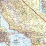 National Geographic Southern California Map 1966   Maps   Detailed Map Of Southern California