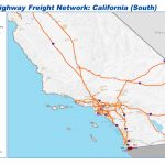 National Highway Freight Network Map And Tables For California   California Train Map