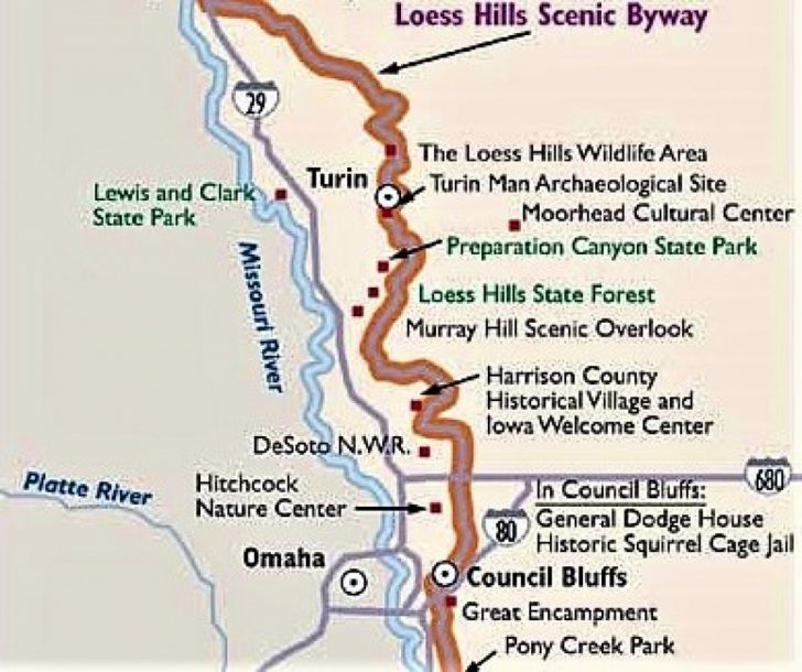 Scenic Byways California Map