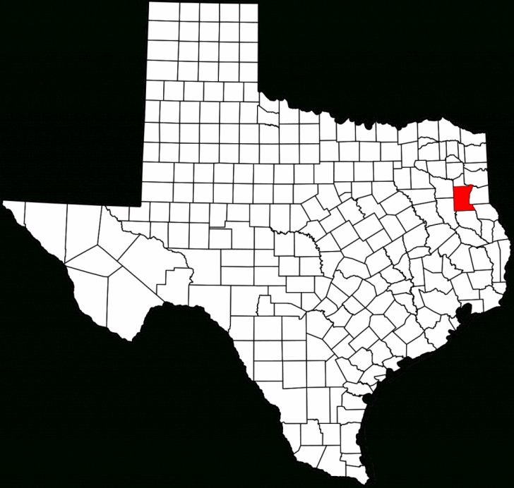 Rusk County Texas Map