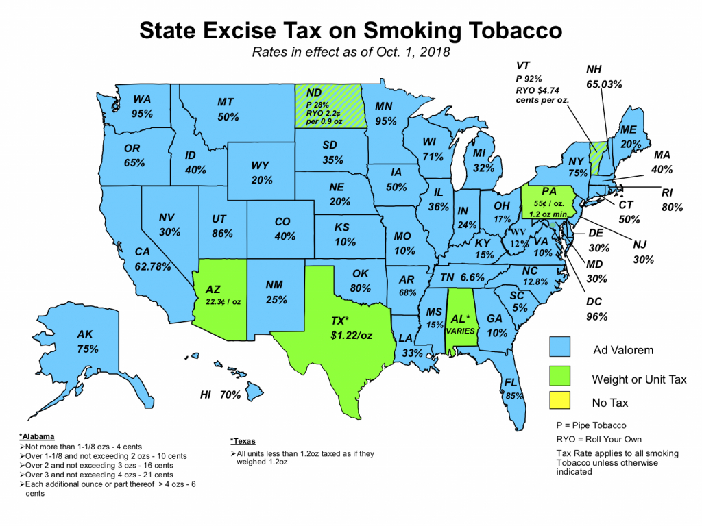 Nato: Tobacco Tax Maps - Texas Sales Tax Map