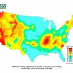 Nearly Half Of Americans Exposed To Potentially Damaging Earthquakes   Usgs California Nevada Earthquake Map