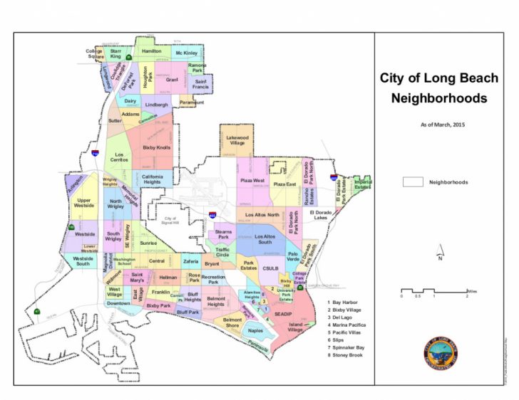Printable Map Of Long Beach Ca