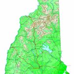 New Hampshire Contour Map   New Hampshire State Map Printable