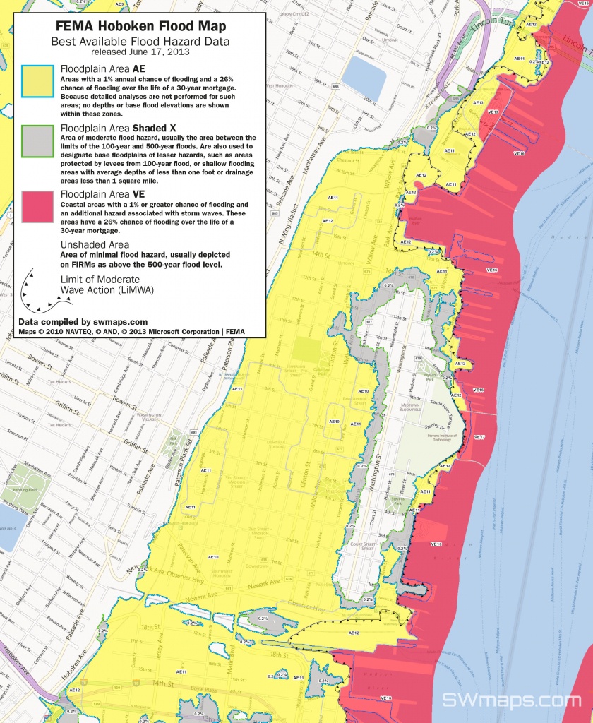 New Hoboken Flood Map Fema Best Available Flood Hazard Data Florida Keys Flood Zone Map 