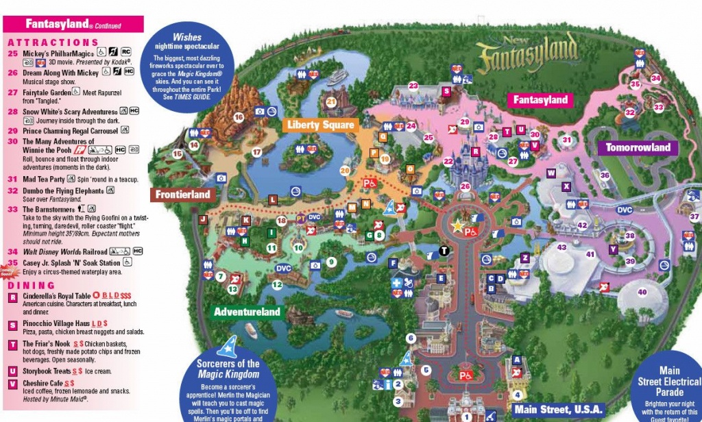 New Magic Kingdom Map Including Storybook Circus Photo Of For Disney - Map Of Magic Kingdom Orlando Florida