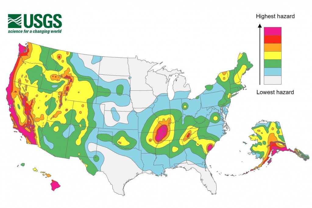 New Map Shows Earthquake Prone Places Across U.s. | Time - Usgs California Nevada Earthquake Map