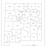 New Mexico Labeled Map   New Mexico State Map Printable