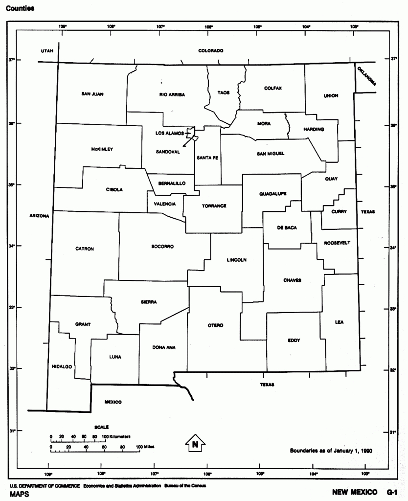New Mexico Maps - Perry-Castañeda Map Collection - Ut Library Online - Printable Map Of New Mexico