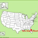 New Smyrna Beach Location On The U.s. Map   Smyrna Beach Florida Map