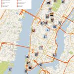 New York City Manhattan Printable Tourist Map | Sygic Travel   Map Of Midtown Manhattan Printable
