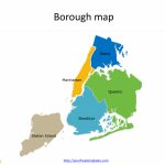 New York City Map Template   Free Powerpoint Templates   Map Of The 5 Boroughs Printable