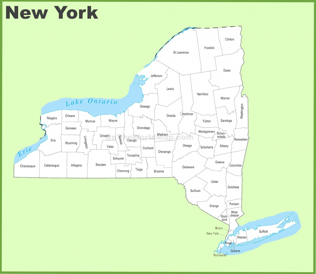 New York State Maps | Usa | Maps Of New York (Ny) - Printable Map Of New York State