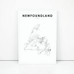 Newfoundland Map Print Road Map Print Newfoundland And | Etsy   Printable Map Of Newfoundland