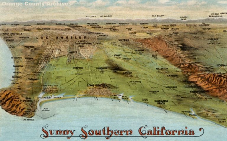 Newport Beach Historical Society | Aerials Maps &amp; Miscellaneous ...