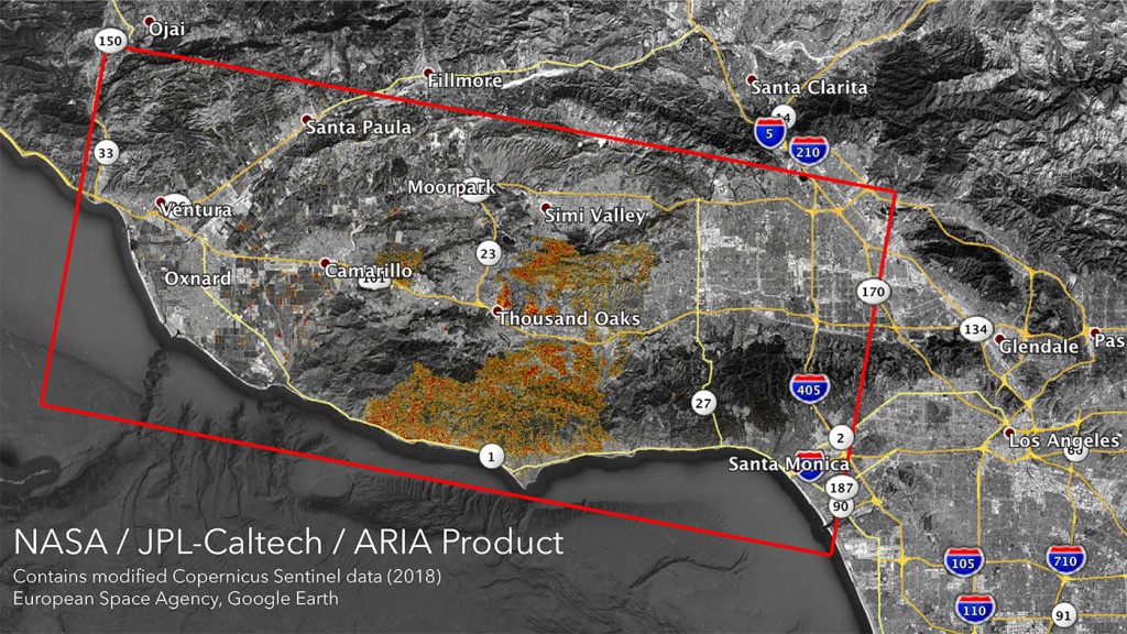News | Nasa&amp;#039;s Aria Maps California Wildfires From Space - California Fire Map Right Now