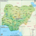 Nigeria Map | Map Of Nigeria   Printable Map Of Nigeria