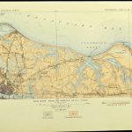 Norfolk Map Of Norfolk Virginia Topographic Print Antique Usgs Ocean   Printable Map Of Norfolk Va