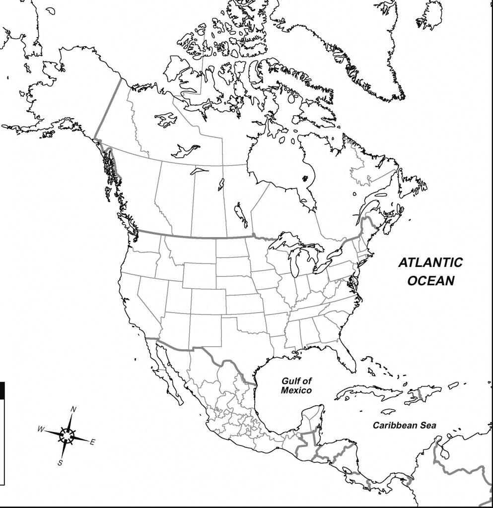 North America Blank Map Inspirational Printable Blank Map Canada New - Blank Us And Canada Map Printable