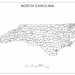 North Carolina Labeled Map   Printable Map Of North Carolina