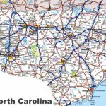 North Carolina Road Map   Printable Map Of North Carolina