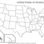 Northeast Us Map With Capitals Blank Of The United States Ripping   Blank Us Map With Capitals Printable
