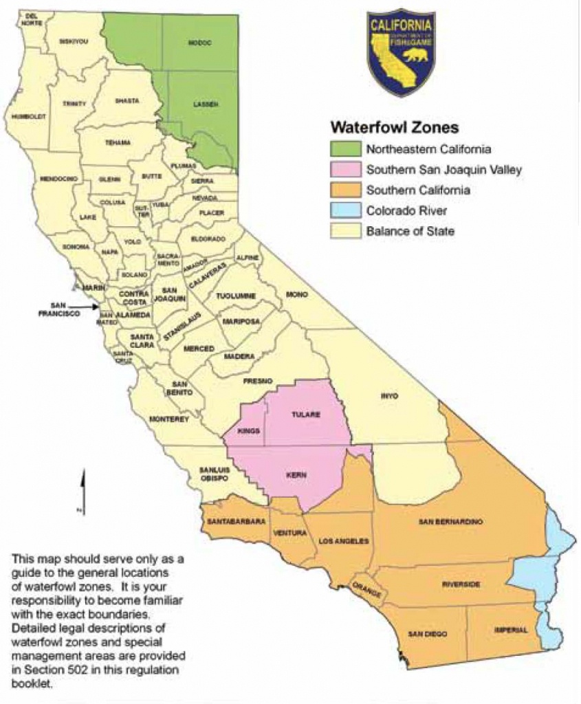 Northeastern Waterfowl Zone | We've Moved To Www.legallabrador. - Map Of Hunting Zones In California