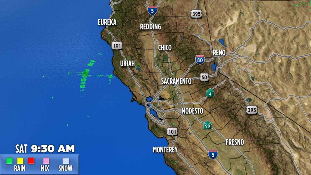 Northern California | Abc7News - Satellite Weather Map California
