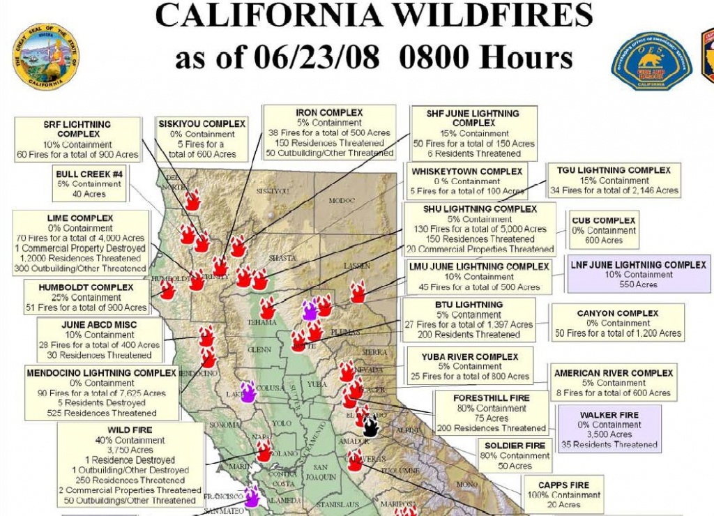 Northern California Wildfire Map | Highboldtage - Northern California Wildfire Map