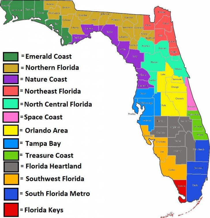Florida North Map