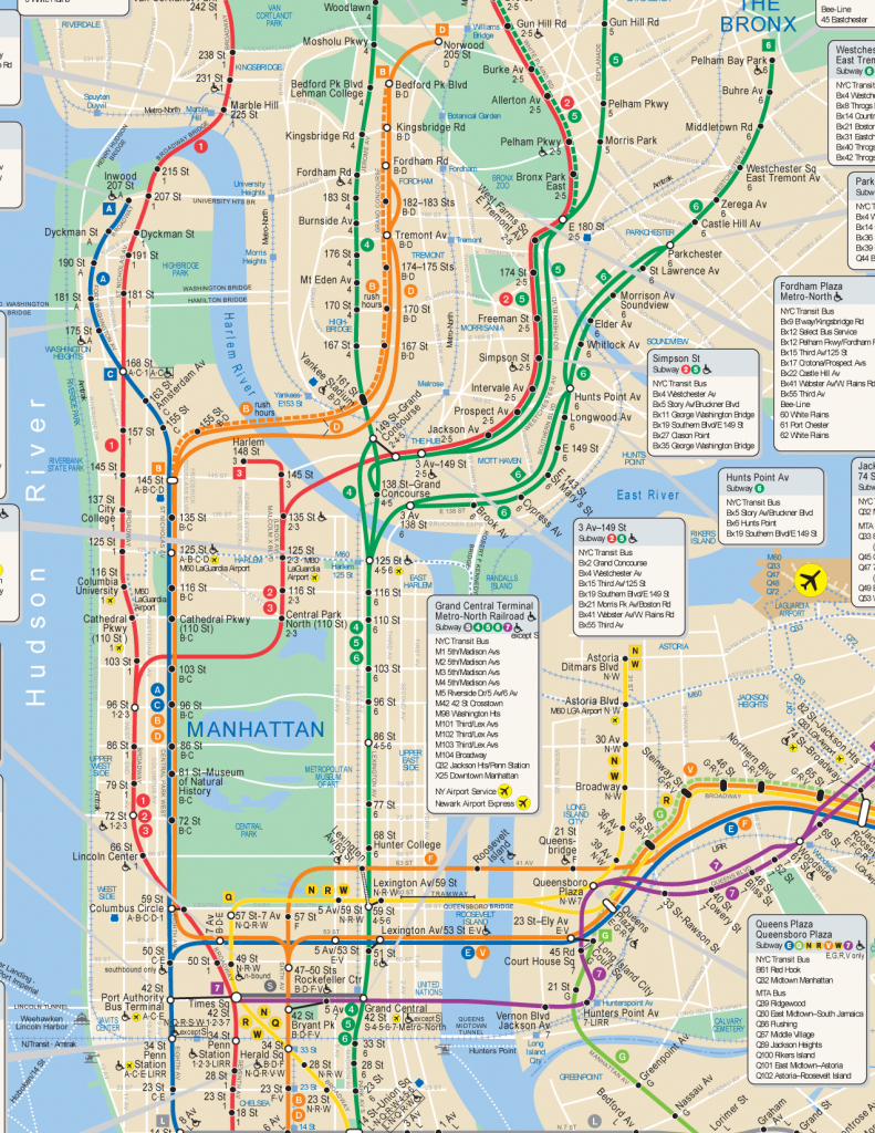 Printable New York Subway Map | Printable Maps