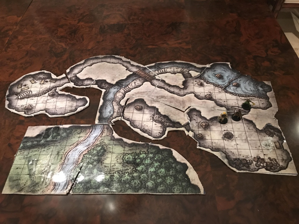 Oc] [Lmop] Cragmaw Hideout Map Built For Our Group Of First Timers - Cragmaw Hideout Printable Map