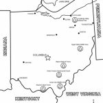 Ohio Map Coloring Page | Free Printable Coloring Pages   Ohio State Map Printable