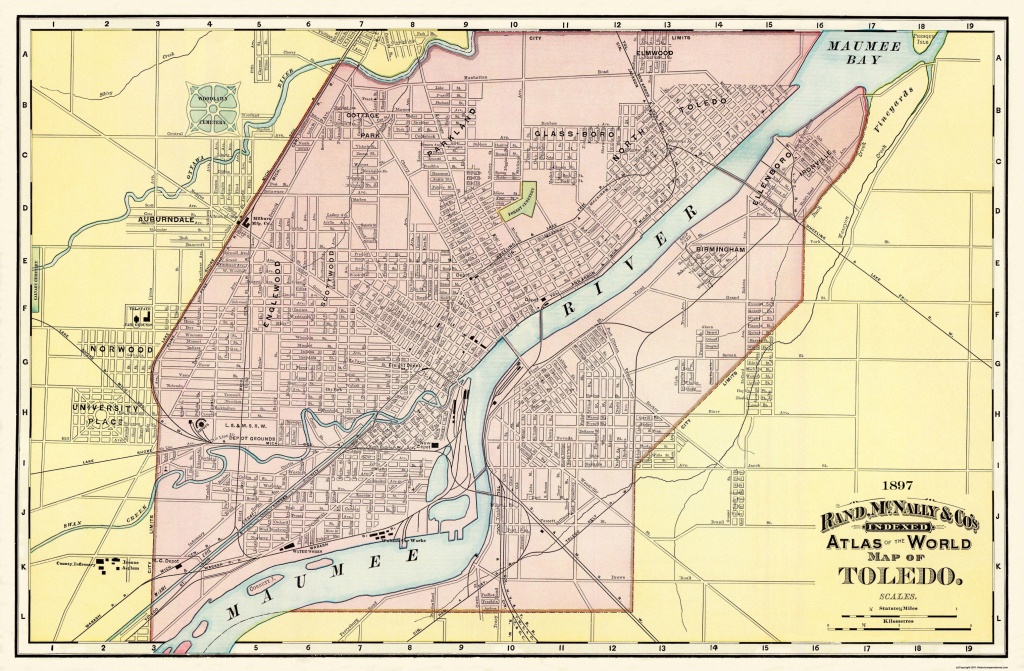 Printable Map Of Toledo Ohio Printable Maps