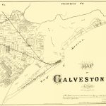 Old County Map   Galveston Texas   Land Office 1879   Texas Galveston Map