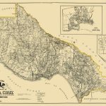 Old County Map   Santa Cruz California Landowner 1906   Santa Cruz California Map