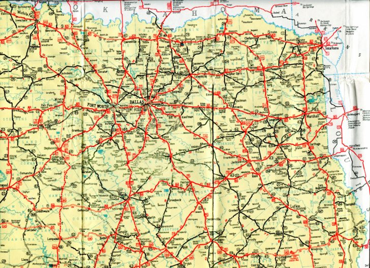 Road Map Of Texas Highways