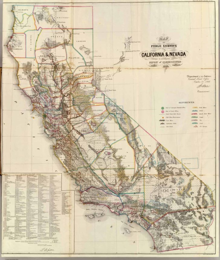 California Map Old