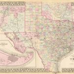 Old Historical City, County And State Maps Of Texas   Texas Historical Maps For Sale