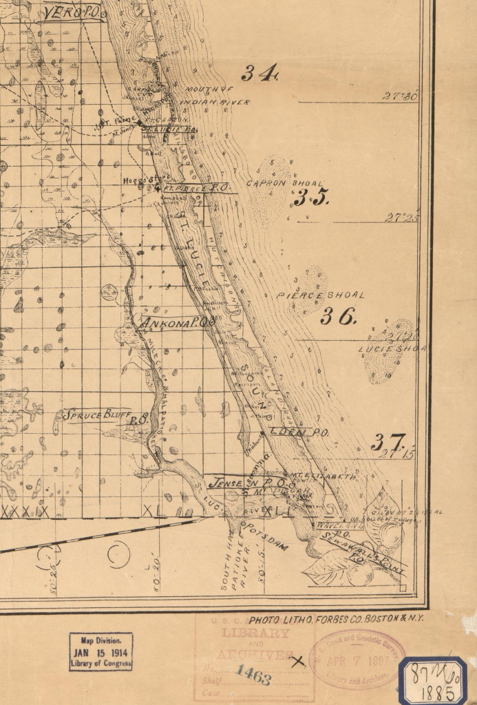 Old Maps | Jacqui Thurlow-Lippisch - Street Map Of Stuart Florida