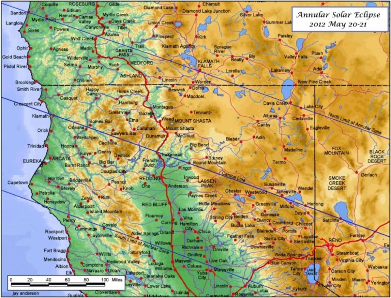 Oregon S California Map With Cities California Oregon Border Map California Oregon Border Map 768x585 