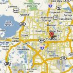 Orlando, Florida – Usa | Travel Featured   Road Map To Orlando   Road Map Of Central Florida
