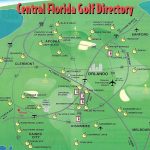 Orlando Golf Courses Map   Map Of Orlando Golf Courses (Florida   Usa)   Florida Golf Courses Map