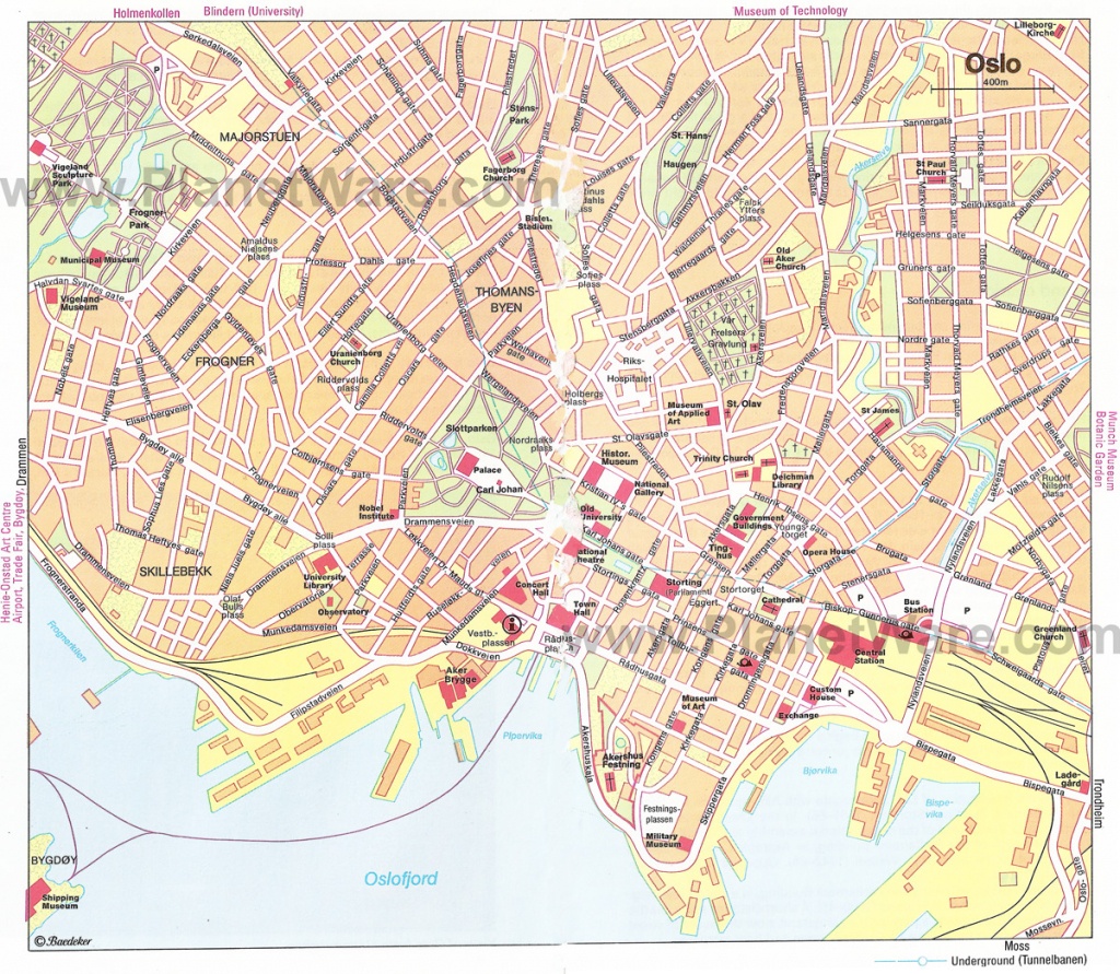 Oslo Map - Detailed City And Metro Maps Of Oslo For Download - Printable Map Of Oslo Norway