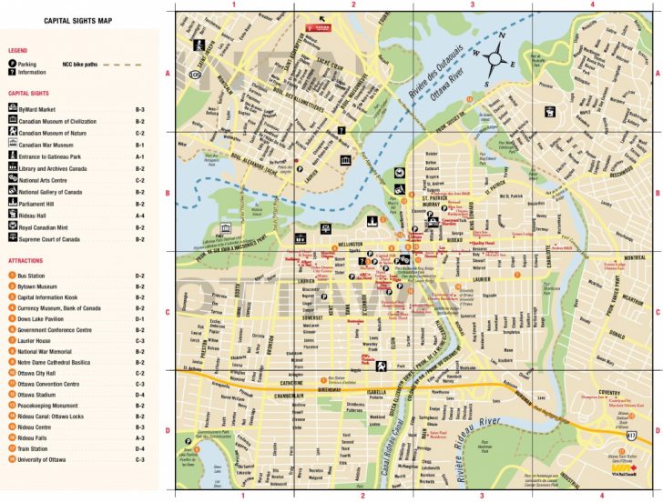 Printable Map Of Ottawa