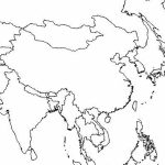 Outline Map Of Asia And Middle East Free Printable Coloring Page   Printable Blank Map Of Middle East