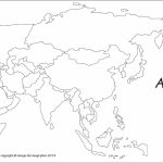Outline Map Of Asia Political With Blank Outline Map Of Asia   Asia Political Map Printable