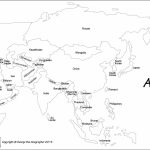 Outline Map Of Asia With Countries Labeled Blank For Passport Club   Asia Outline Map Printable