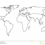 Outline Map Of Europe Continent With World Map Outline Blank   Continents Outline Map Printable
